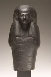 Shabti-hahmo Amenemhatille, Uusi kuningaskunta (dioriitti)