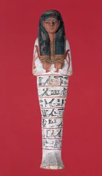Shabti-figuuri, New Kingdom (maalattu puu)