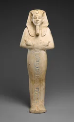 Shabti de Merneptah, c.1213–03 aC (pedra calcària)finès