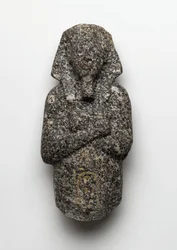 Amenophis IV:n (Akhenaten) (n. 1364-1347 eKr.) Ushabti-hahmo El Amarnasta, Uudesta kuningaskunnasta (graniitti)