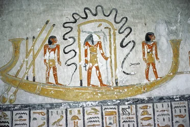 Ra yöveneessä, Ramses VI:n haudasta, Uusi valtakunta (noin 1145-1137 eaa.)