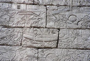 Merikansat, Ramses III:n meritaistelu, Medinet Habu, 1195-64 eKr.