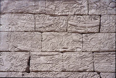 Merikansat, Ramses III:n meritaistelu, Medinet Habu, 1195-64 eaa.