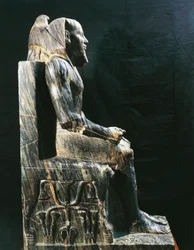 Faarao Khafren patsas, dynastia IV, Egypti (kuva)
