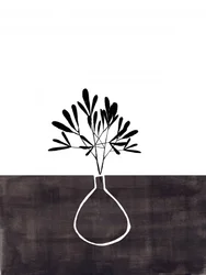 Minimalistinen kasviastia