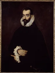Benaventen herttuan oletettu muotokuva Domenikos Theotokopoulos dit El Grecon maalaus (1541-1614)