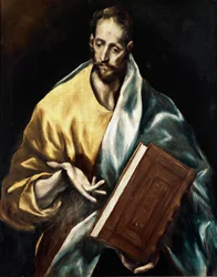 Apotre Pyhä Jaakob Pieni. Domenikos Theotokopoulos dit El Grecon maalaus (1540-1614)