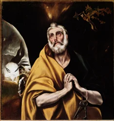 Pyhän Pietarin kyyneleet (öljy kankaalle, n. 1594-1604)