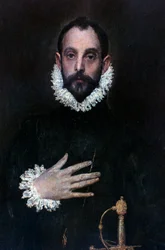 Aatelinen käsi rinnassa, c1577-1584