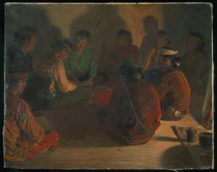 Navajo-kortin pelaajat