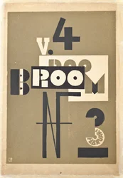 Broom-taidelehden vuoden 1923 numeron kansi.