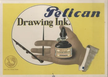 Pelikan mustetta