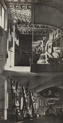 Neuvostoliiton paviljonki kansainvälisessä lehdistönäyttelyssä, Köln, 1933.