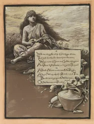 (Omar Khayyámin Rubáiyát) Laulu erämaassa (kuvitus)