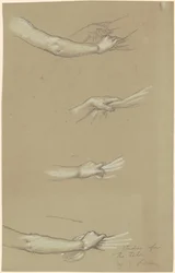 Study for The Fates Gathering in the Stars, c. 1884-1887.