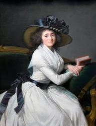 "Muotokuva kreivitär de la Chatresta (Marie Charlotte Louise Perrette Aglae Bontemps)".