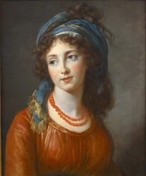 Aglaé de Gramontin muotokuva, os. de Polignac 1768-1812, 1794
