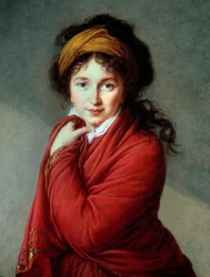 Kreivitär Nathalie Golovinen (Varvara Nikolaevna Golovina) (1724-1767) muotokuva, 1800-luku, yksityiskokoelma
