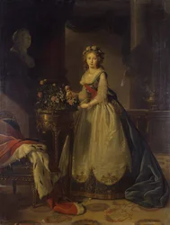Muotokuva keisarinna Elizabeth Alekseijevnasta, Badenin prinsessa Louise 1779-1826, 1795
