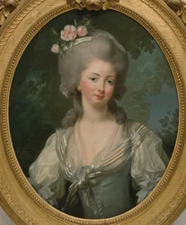 Croyn prinsessa Ernestine-Frederiquen muotokuva.