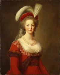 Ranskan kuningattaren Marie Antoinetten muotokuva