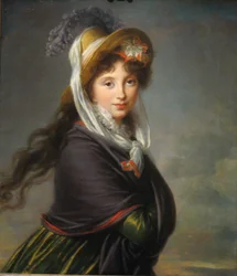 Prinsessa Irina Ivanovna Vorontsovan muotokuva, os. Izmaylova 1768-1848, noin 1797