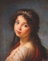 Julie Lebrun. Elisabeth Vigée-Lebrunin maalaus