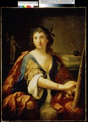 Maalausallegoria, omakuva, 1658