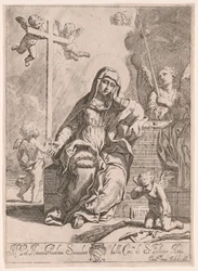 Madonna of Sorrows ja symbolit Passion