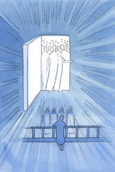 Pyhäkkö on "ovi" taivaaseen, 2002 (w/c paperilla)