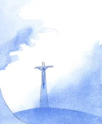 Kun Kristus tuli alttarillemme pyhityksessä, näin korkean, pimeän ikkunan aikaan, 2000 (paperilla)