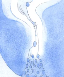 Jokaisessa messussa ojennaudumme ja tapaamme Isän Päämme Kristuksen uhrin kautta, sidottuna toisiinsa ja Hänen kanssaan, 2002 (paperilla)