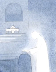 Kristus ihailee jopa heikkoa rakkauttamme Häntä kohtaan. Hän saa sen leimahtamaan sydämissämme edelleen ja leviämään muille., 2001 (paperilla)