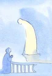 Kristus on hellä ja ystävällinen, kun käännymme Hänen puoleensa, 2002 (paperilla)