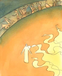 Kristus on todella Jumala ja ihminen, 2003 (w/c paperilla)