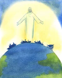 Kristus, meidän Jumalamme, todella työskenteli universumin luomisessa Isän ja Pyhän Hengen kanssa, 2003 (paperilla)