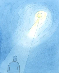 Vaikka yritämme palvella Jumalaa täydestä sydämestämme, voi näyttää siltä, ​​että hengellinen elämämme eläisi sisäisen pimeyden "tunnelissa", 2003 (paperilla)