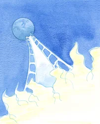 Taivaan kirkkaudesta Jumala on tehnyt sillan maan päälle Kristuksen kautta, jotta kaikilla Häneen uskovilla ja kastetuilla olisi varma toivo päästä taivaaseen, 2003 (paperilla)