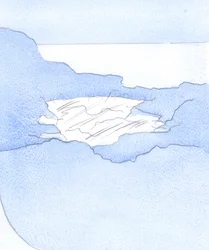 Jumala katsoo sieluumme kuin kivilammikkoon; kirkkaan veden läpi Hän näkee Kristuksen, perustuksen. Mutta synnin "muta" hämärtää Hänen näkemyksensä, 2002 (paperilla)