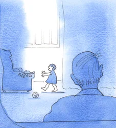 Isä Jumala kätkee ilonsa meihin, jottei Hän pelottaisi meitä ilonsa ja kiintymyksensä voimakkuudella, 2003 (paperilla)