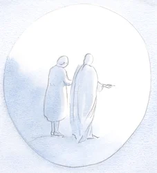 Hän oli vierelläni ja ojensi kätensä auttaakseen ja lohduttaakseen muita kaikkialla, missä ojensin käteni heille., 2001 (paperilla)