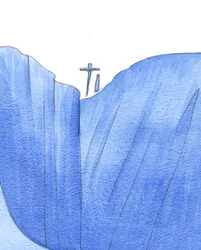 Oli kuin Kristus ja Neitsyt Maria olisivat yhdessä maailman reunalla, kun Hän kuoli pelastaakseen syntiset kuilusta, 2002 (paperilla)