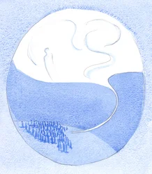 Vain kun hylkäämme jokaisen rekvisiitin, naamiaisasun, teeskentelyn tai omaisuuden, voimme luistaa Jumalan valtakuntaan, 2001 (paperilla)