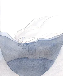 Pienimmät rukouksemme ovat tervetulleita, kuullaan ja palkitsevat Jumala, joka on kuin isä, joka silitti rakastettua lastaan, 2001 (paperilla)