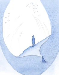 Kristuksessa lepääminen sielussa on kuin astuminen ikuisuuteen, 2000 (paperilla)