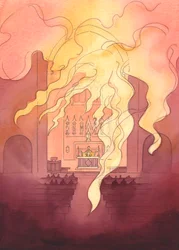 Kaikkien pyhä ja majesteettinen Jumala on läsnä kanssamme pyhäkössämme, kuin leimuava tuli, joka ulottuu koko rakennuksen läpi, 2003 (paperilla)