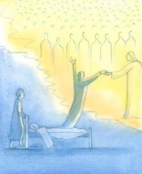 Pyhän sielun, joka on valmis taivaaseen, ei kohtaa vain Kristus, vaan myös Hänen pyhä äitinsä ja kaikki pyhät, 2003 (paperilla)