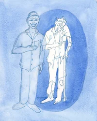 Herra näkee maailmalle esittämämme kuvan taakse, 2003 (paperilla)