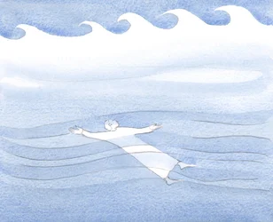 Voimme liukua vesien alla ilman pintamyrskyjä, jos rukoilemme luottavaisin mielin, jopa heikkoudessamme, 2000 (paperilla)