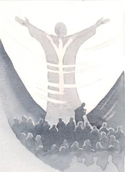 Voimme yhdistää kaikki aikeemme Kristuksen voimakkaaseen rukoukseen messussa, piiloutuen hänen viittansa taakse, luottaen Hänen ansioihinsa, 2000 (paperilla)